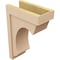 Ekena Millwork 8"W x 16"D x 24"H Classic Emerson Rough Cedar Woodgrain TimberThane Corbel, Primed Tan CORUR08X16X24EMRRCPR - alternate 6